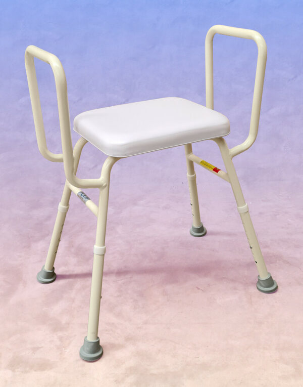 Aluminium Padded Shower Stool Mobility4All